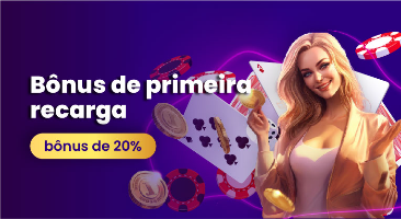 Bônus de 20% para o primeiro depósito